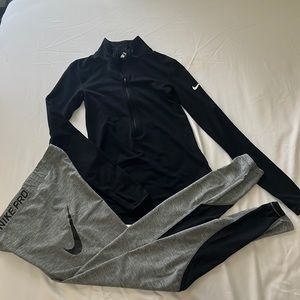Small Nike Dri-Fit long sleeve sweater $25